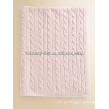 knitted cashmere baby blanket for promotion